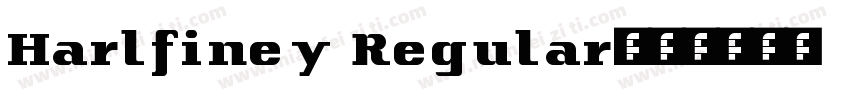 Harlfiney Regular字体转换